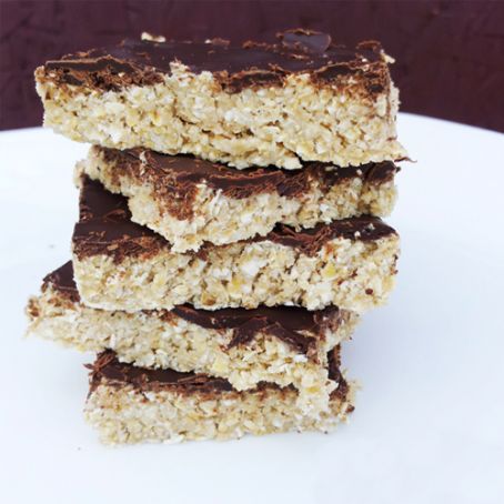 Dark Chocolate Coconut Oat Bars