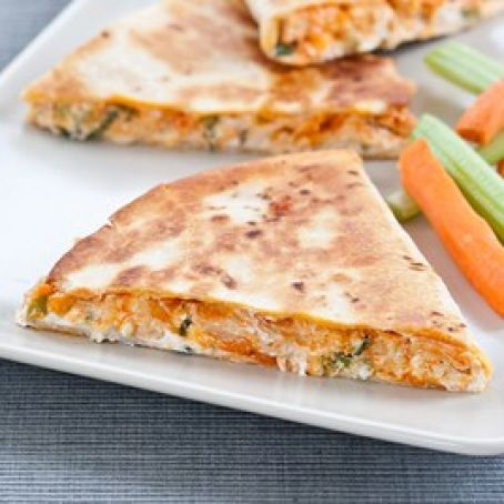 Buffalo Chicken Quesadillas