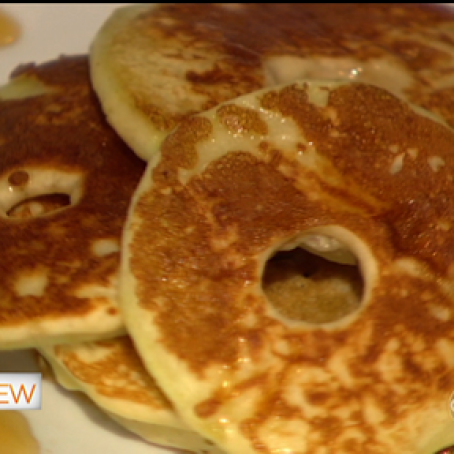 Chew:  Carla Hall's Fried Apple Pancake Rings