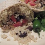 Quinoa Burritos with Creamy Chipotle Sauce