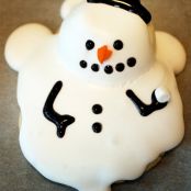 Melted Snowman Cookies