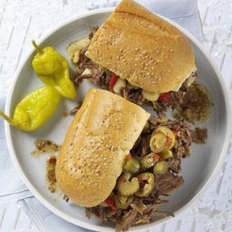 Mom's Italian Beef Sandwiches