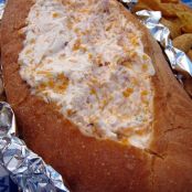 Football Bread Bowl Dip
