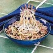 Italian Sausage with Spaghetti