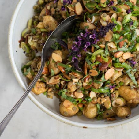 Smash-and-Toss Roasted Potato Salad