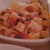 Pappardelle with Ham and Peas