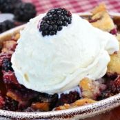 Blackberry-Blueberry Cobbler Supreme