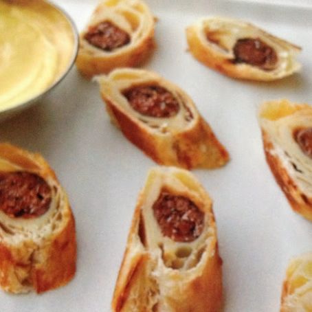 Pork Sausage in Puff Pastry