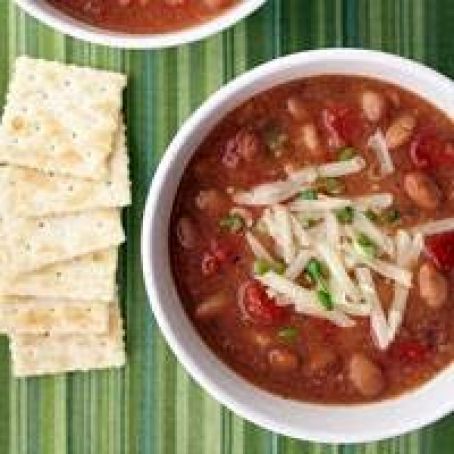 Southwestern Pinto Bean Soup