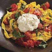 Meals (Ribbon Pasta with Tomato, Dill & Ricotta)