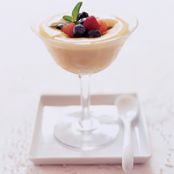 Sweet Wine Sabayon with Berries