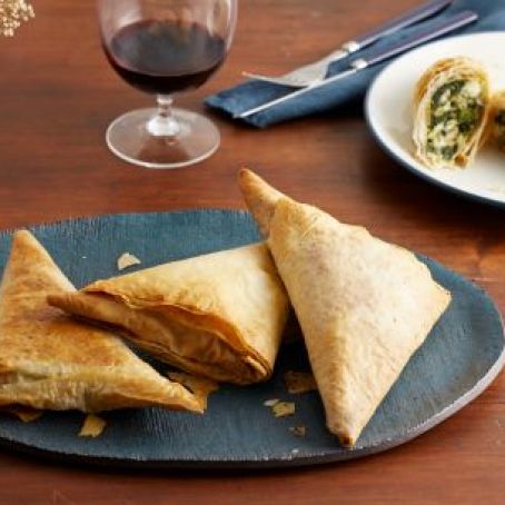 Gyro with Spanakopitas