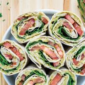 Avocado-White Bean Salad Wrap