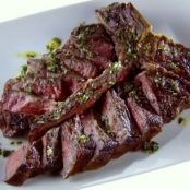 Steak - Broiled Porterhouse with Salmoriglio