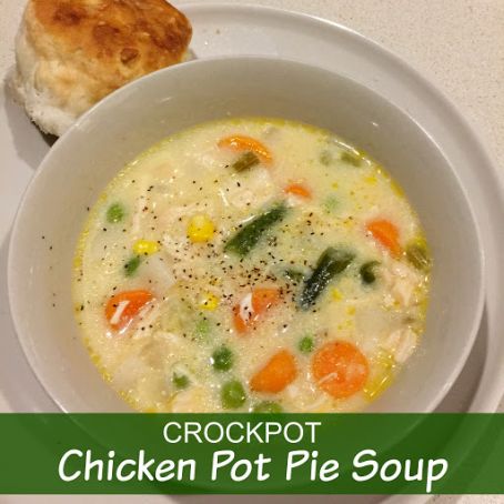 Crockpot Chicken Pot Pie Soup