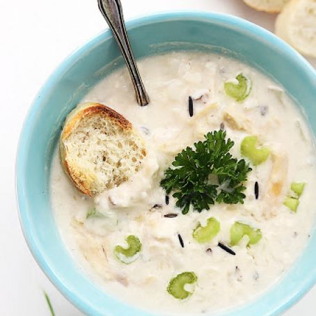 Slow Cooker Chicken & Wild Rice Soup