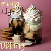 Banana fudge pudding