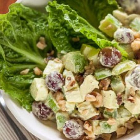 Creamy Apple, Celery and Grape Salad