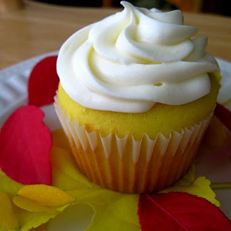 Lemon Cupcakes with Honey Almond Cream Cheese Frosting