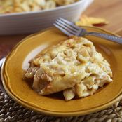 Apple Mac & Cheese with Caramelized Onions