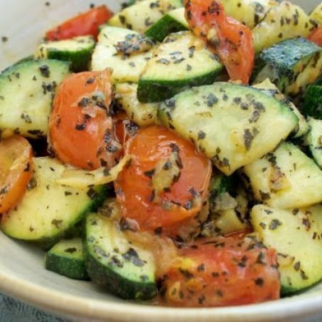 Sauteed Zucchini with Tomatoes
