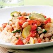 Summer Squash and White Bean Saute'