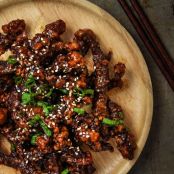 Sweet and Sticky Crispy Beef