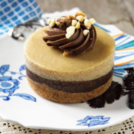 Double-Layer Mini Cheesecakes