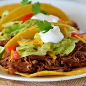 Crockpot Shredded Beef Taco Meat - Freezer to Slowcooker