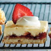 Strawberry-Lemon Shortbread Bars