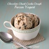 Chocolate Chuck Cookie Dough Frozen Yogurt