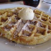 SOUR CREAM BELGIAN WAFFLES