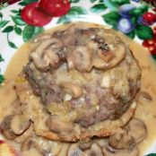 Beef Stroganoff Burgers Knife-and-Fork
