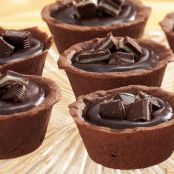 Mint Truffle Cookie Cups