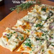 Roasted Garlic Chicken & White Herb Pizza