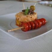 TIMBAL DE PIMIENTOS ASADOS CON ATUN BONITO
