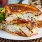 Chicken Gyro Grilled Cheese (aka The Gyro Melt)