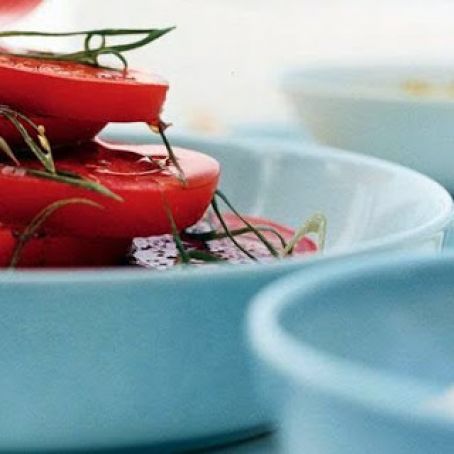 SUMMER TOMATOE SALAD (NEED VERY RIPE)