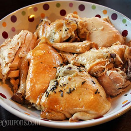 Whole Chicken in Crockpot