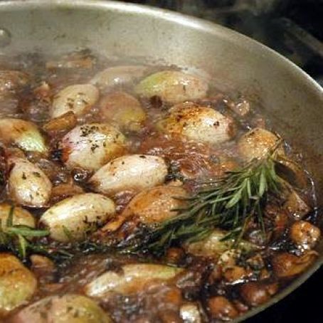 Shallots in Red Wine