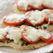 Skinny Chicken Pesto Bake