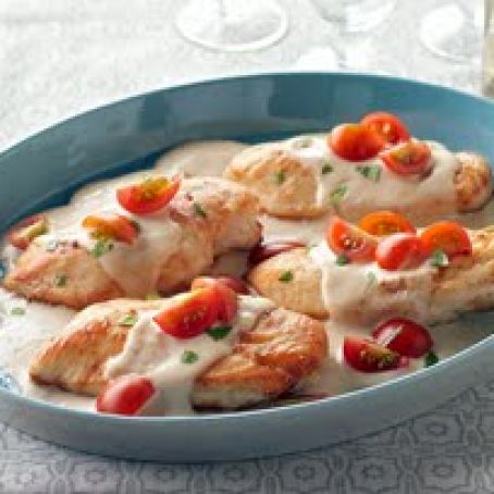 Chicken in Creamy Pan Sauce
