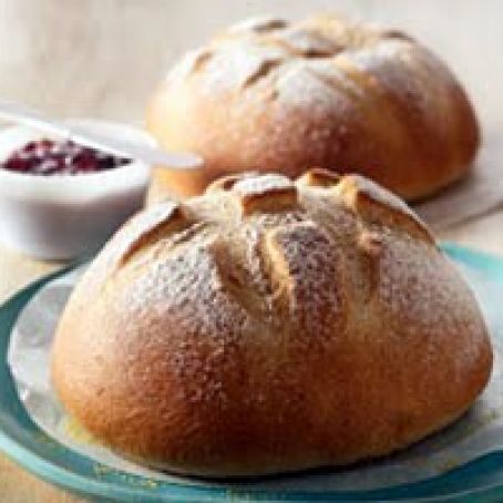 Easy No-Knead Wheat Bread