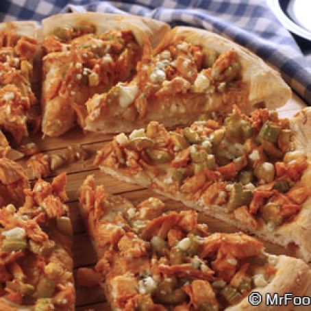 Touchdown Buffalo Chicken Pizza