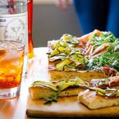 Zucchini & Prosiutto Focaccia