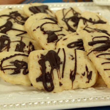 Chocolate and ginger shortbread