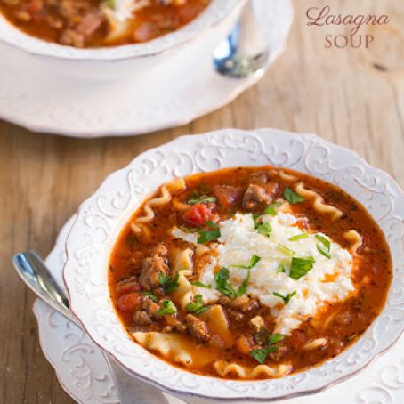 Lasagna Soup