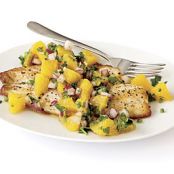 Tilapia with Spicy Orange Salsa