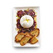 Beet Carpaccio with Burrata