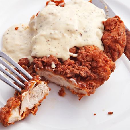 Chicken-Fried Chicken With Cream Gravy